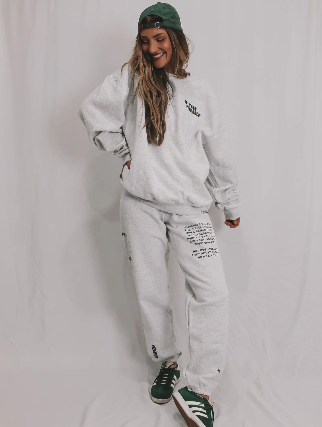 Affirmations Collection Sweat Set Ash Sweatpants - Image 6