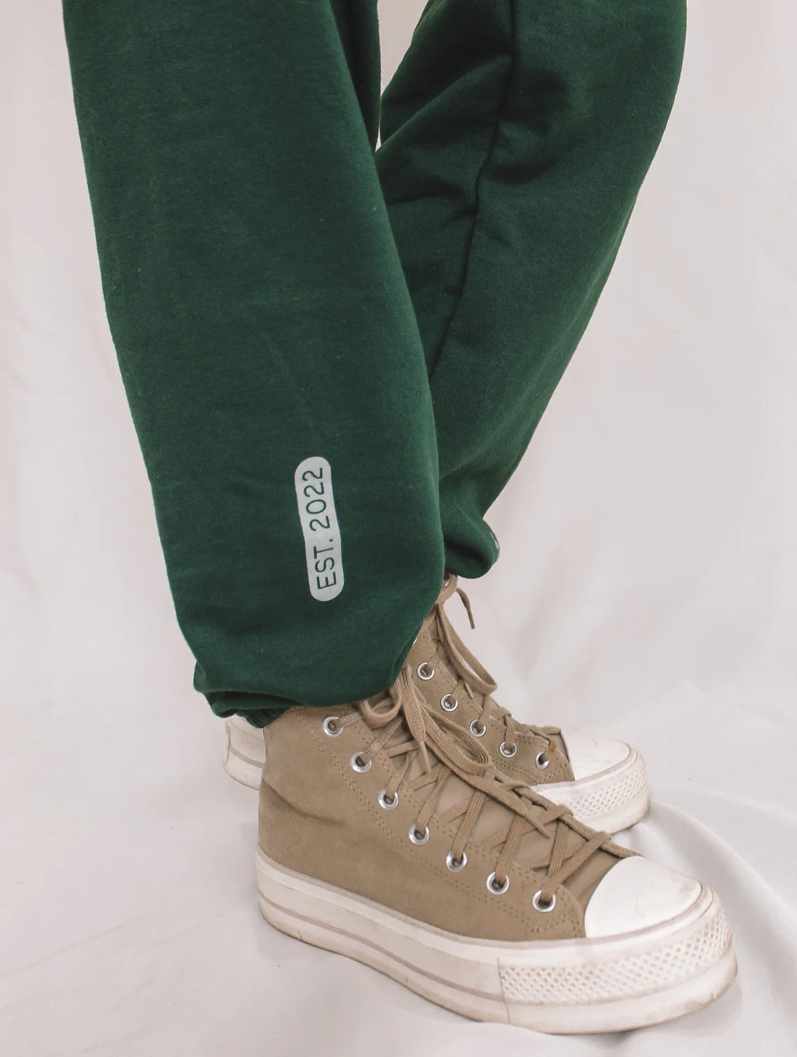Affirmations Collection Sweat Set Forest Green Sweatpants - Image 5