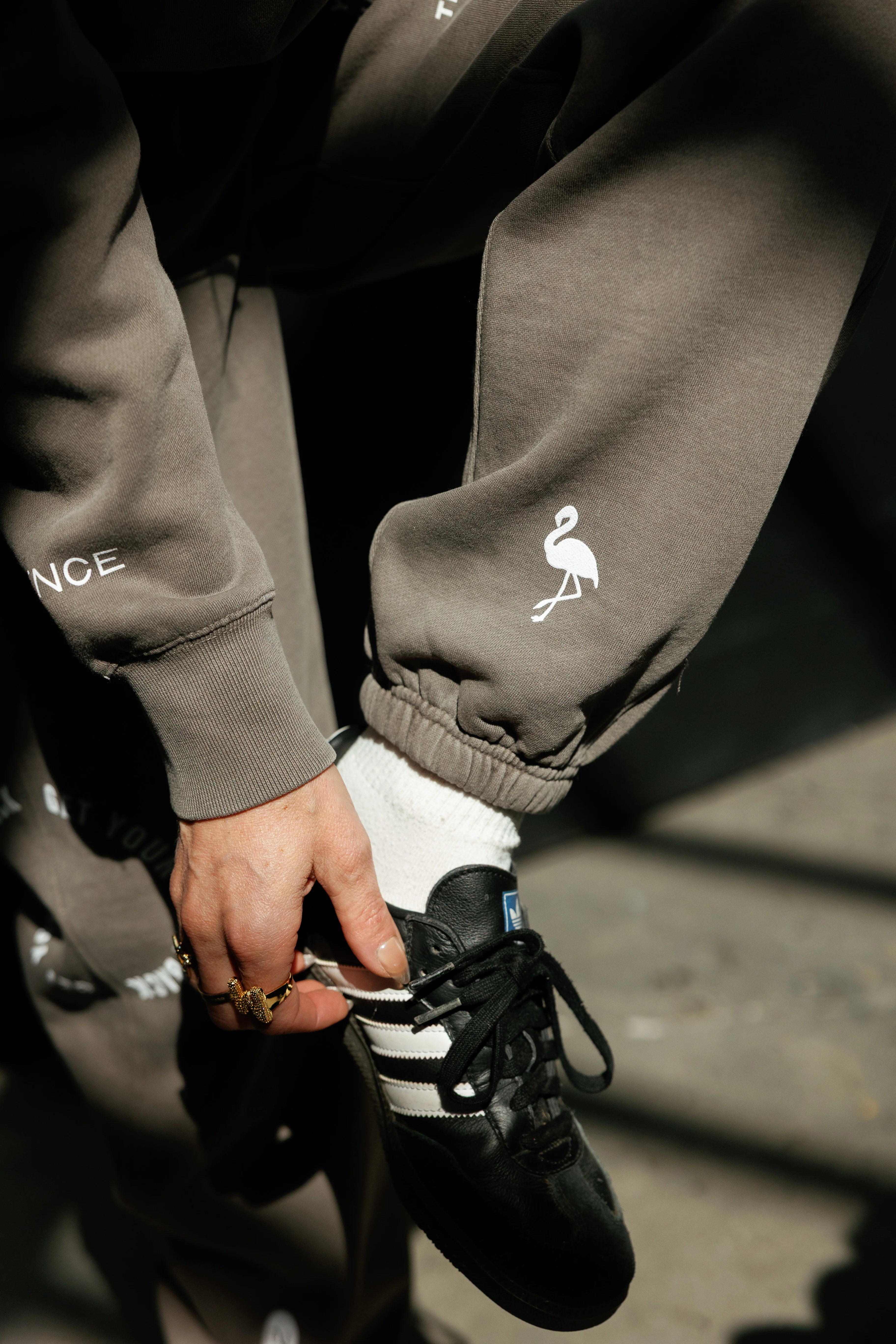 Dusty Gray Relaxed Fit Sweatpants - Image 3
