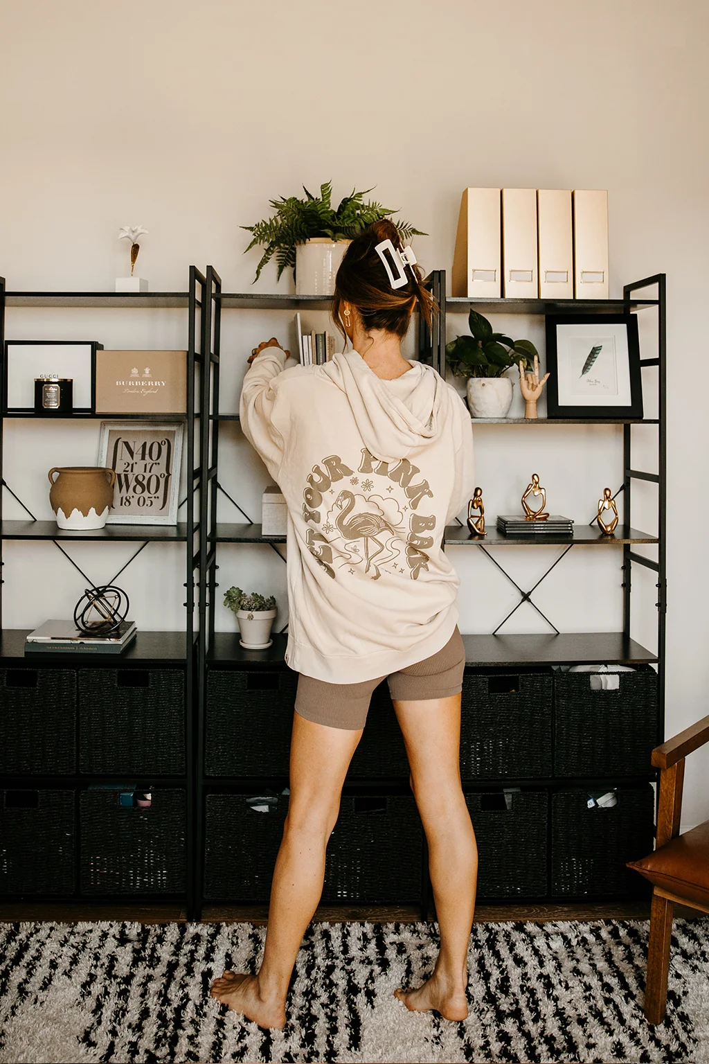 Get Your Pink Back® Pigment Dyed Ivory Hoodie - Image 6
