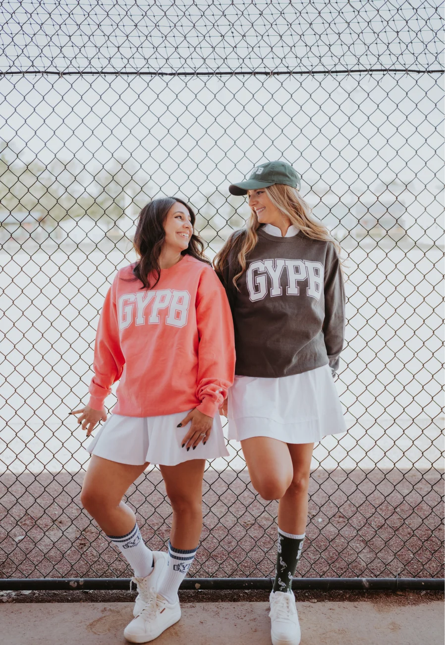 GYPB® Flamingo Pink Varsity Crewneck - Image 4