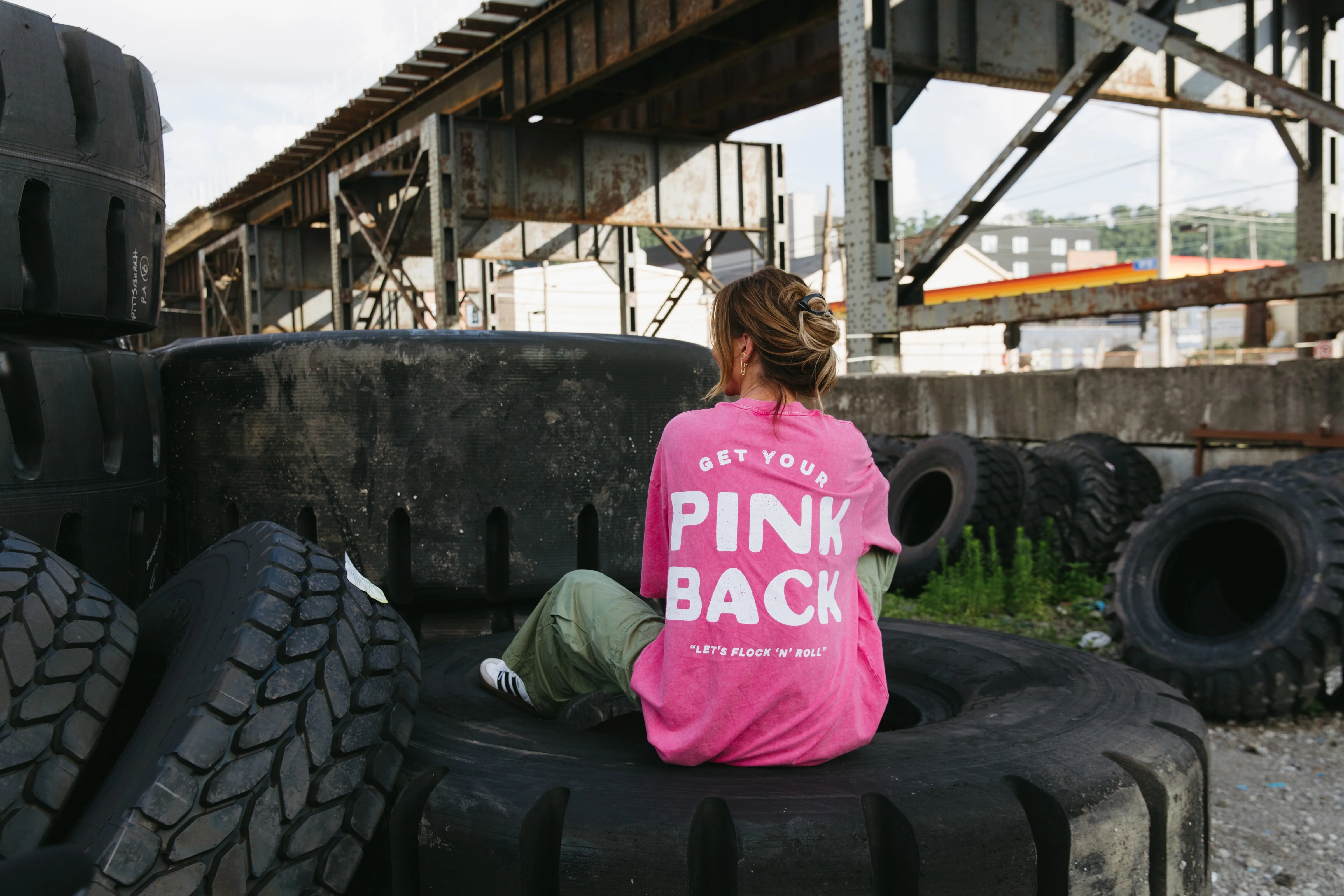 Ring of Fire Pink Tee - Image 3