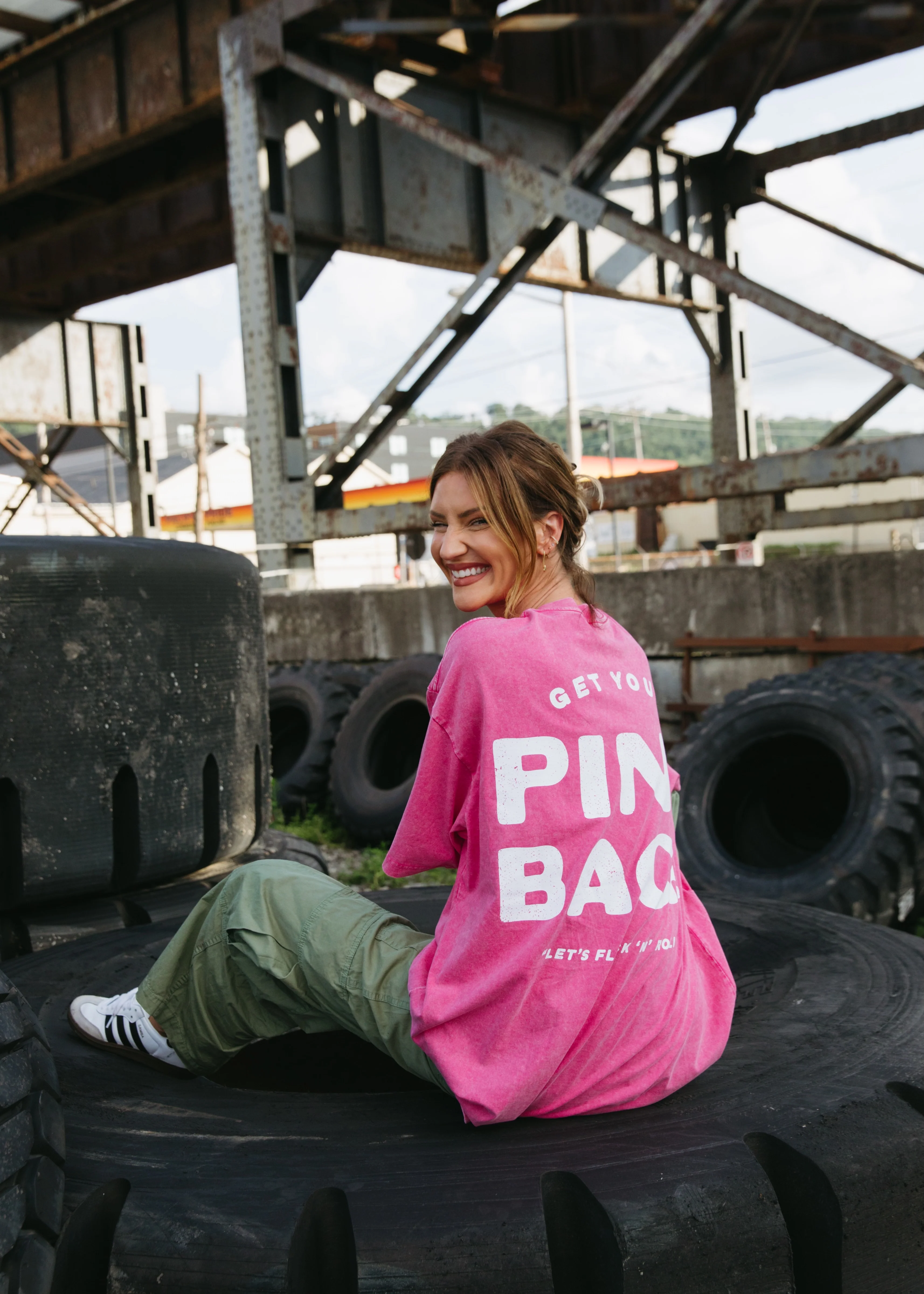 Ring of Fire Pink Tee - Image 4